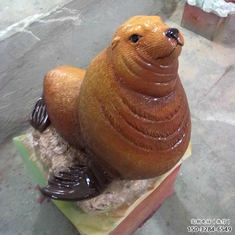 水景海豹雕塑 風景區幾何雕塑 廣場小品