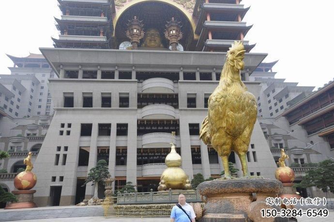 庭院小雞雕塑，動(dòng)物小品，網(wǎng)格工藝