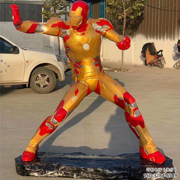 大型蜘蛛俠雕塑 門口創(chuàng)意雕塑 售樓處小品