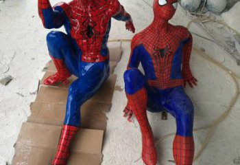 園林蜘蛛俠雕塑 風景區卡通雕塑 廣場小品