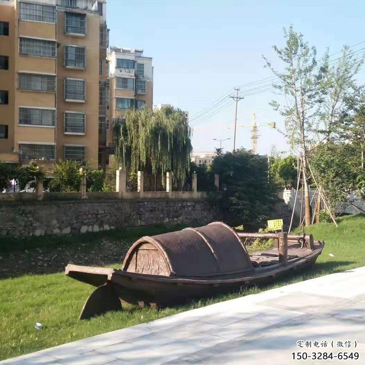 仿古揚帆雕塑 彩繪風帆雕塑 現代遠航雕塑