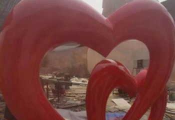 心心相印不銹鋼雕塑 景觀不銹鋼雕塑（2）