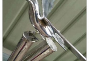 大型竹葉雕塑 鍛造發(fā)光竹類雕塑 房地產(chǎn)植物雕塑