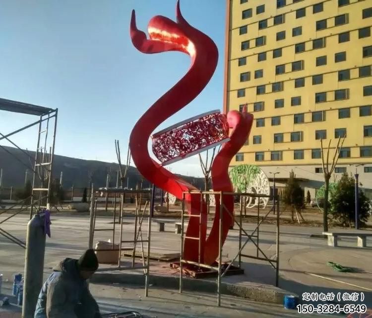 彩繪戰鼓雕塑 景觀民族雕塑 街頭喜慶雕塑