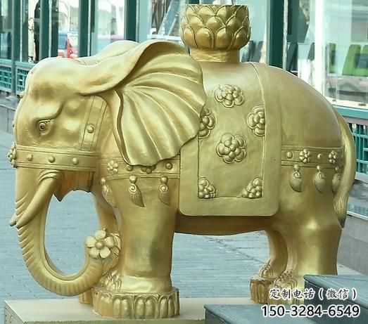 雕塑大象景觀批發，公園雕塑，黃銅大象雕塑定價