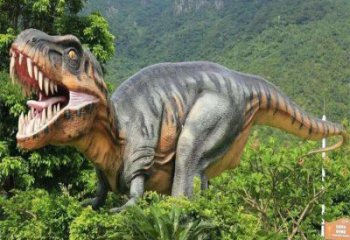 花園恐龍雕塑批發，標識雕塑，展示玻璃鋼恐龍雕塑