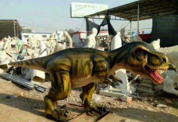 園林恐龍雕塑供求，景觀雕塑，發聲恐龍雕塑制造商