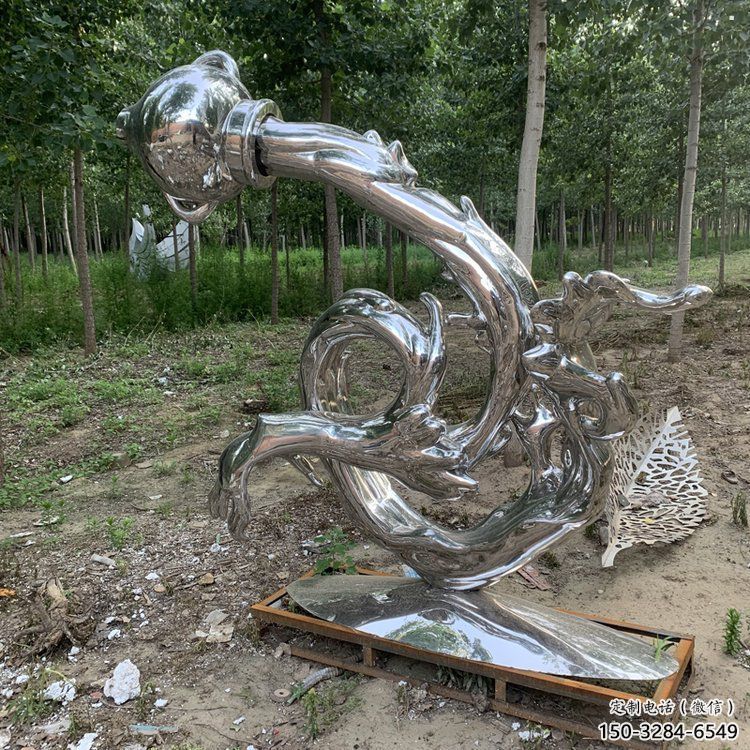 浪花雕塑生產(chǎn)，廣場雕塑，浪花天壺雕塑展品