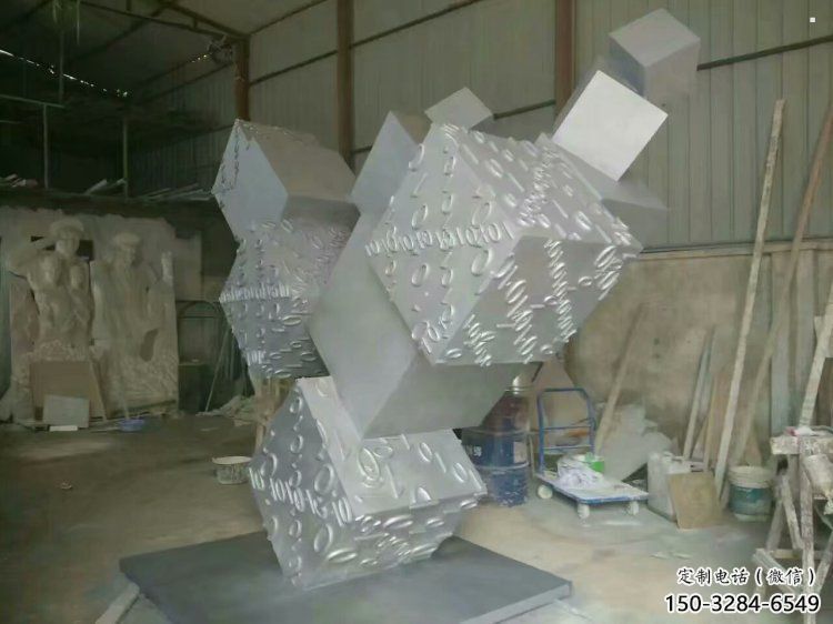 幾何體雕塑精選，景區雕塑，不銹鋼幾何體雕塑工廠