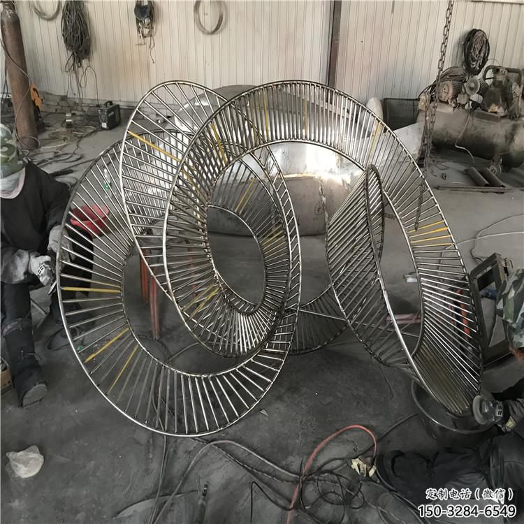 圓環雕塑供需，美陳雕塑，歐式鏤空圓環雕塑承接