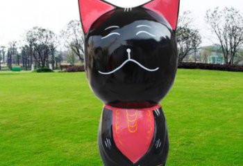 吉林廣場小貓雕塑，動(dòng)物擺件，仿古工藝