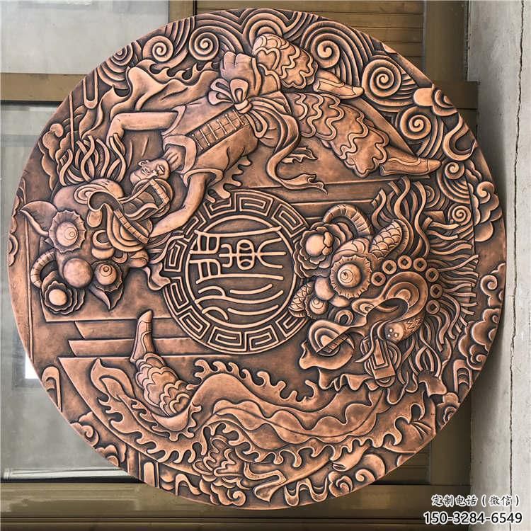 南昌戶外浮雕供求，村標概念，鍛銅浮雕制作廠家