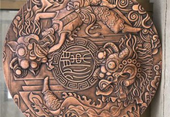 武川戶外浮雕供求，村標概念，鍛銅浮雕制作廠家